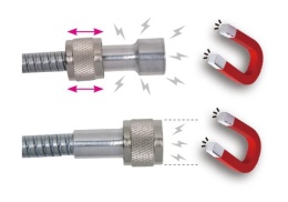 CHWYTAK GIĘTKI Z KOŃCÓWKĄ MAGNETYCZNĄ 381mm, średnica końcówki 18mm, udźwig 3KG