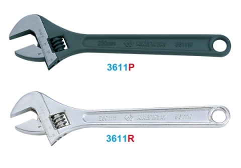 KLUCZ NASTAWNY "SZWED" Z PODZIAŁKĄ 20mm x 150mm, CZARNY KLUCZ NASTAWNY "SZWED" Z PODZIAŁKĄ 20mm x 150mm, CZARNY