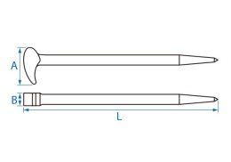 ŁYŻKA MONTAŻOWA 504mm