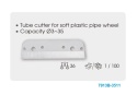 OBCINACZ DO RUR PLASTIKOWYCH 3 - 35mm, DŁUGOŚĆ 211mm