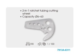 OBCINACZ SZCZYPCE DO RUR PLASTIKOWYCH 6 - 63mm