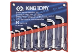 ZESTAW KLUCZY FAJKOWYCH 8cz. 8 - 19mm, ETUI - 1808MR