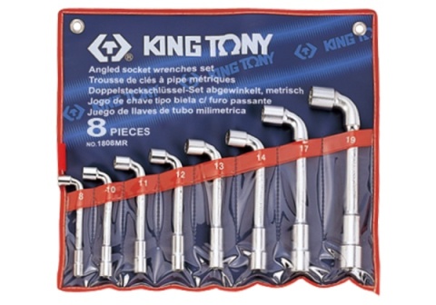 ZESTAW KLUCZY FAJKOWYCH 8cz. 8 - 19mm, ETUI - 1808MR ZESTAW KLUCZY FAJKOWYCH 8cz. 8 - 19mm, ETUI - 1808MR