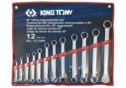 ZESTAW KLUCZY OCZKOWYCH PROSTYCH 12cz. 6 - 32mm, ETUI - 1C12MR