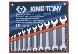 ZESTAW KLUCZY PŁASKICH 10cz. 6 - 28mm, ETUI