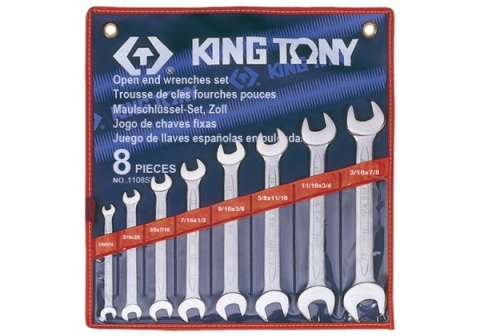 ZESTAW KLUCZY PŁASKICH calowych 1/4 - 7/8", 8cz. ETUI ZESTAW KLUCZY PŁASKICH calowych 1/4 - 7/8", 8cz. ETUI