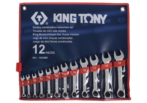 ZESTAW KLUCZY PŁASKO-OCZKOWYCH KRÓTKICH 12cz. 8 - 19mm, ETUI ZESTAW KLUCZY PŁASKO-OCZKOWYCH KRÓTKICH 12cz. 8 - 19mm, ETUI