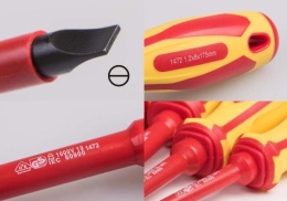 14720807 - WKRĘTAK PŁASKI IZOLOWANY 8,0 x 1,2mm 8,0 x 175mm