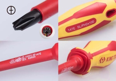 PROMOCJA - 147E0104 - WKRĘTAK PLUS MINUS IZOLOWANY SL/PH1 4.5 x 100mm PROMOCJA - 147E0104 - WKRĘTAK PLUS MINUS IZOLOWANY SL/PH1 4.5 x 100mm