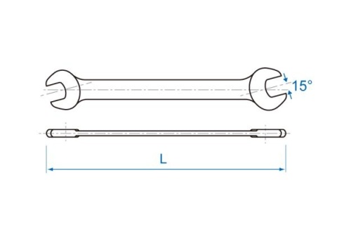 19005507 - KLUCZ PŁASKI 5,5 x 7mm 19005507 - KLUCZ PŁASKI 5,5 x 7mm