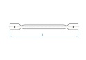 19101213 - KLUCZ NASADOWY PRZEGUBOWY 12 x 13mm
