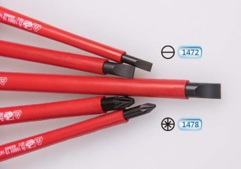 30605MR - ZESTAW WKRĘTAKÓW IZOLOWANYCH 5 cz. POZIDRIV PZ No.1 x 100, No.2 x 100, PŁASKIE 4 x 100, 5,5 x 125, 6,5 x 150 30605MR - ZESTAW WKRĘTAKÓW IZOLOWANYCH 5 cz. POZIDRIV PZ No.1 x 100, No.2 x 100, PŁASKIE 4 x 100, 5,5 x 125, 6,5 x 150