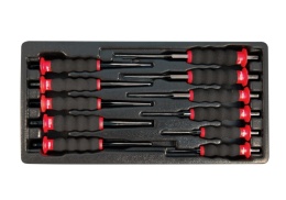 9-1011GP - ZESTAW 11cz. PUNKTAK 6mm, WYBIJAKI 2 - 8mm, POBIJAKI 4 - 8mm, WKŁAD DO WÓZKA