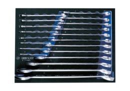 PROMOCJA - 9-1220MRV - ZESTAW KLUCZY PŁASKO-OCZKOWYCH 20cz. 6 - 32mm. WKŁAD Z PIANKI EVA DO WÓZKA