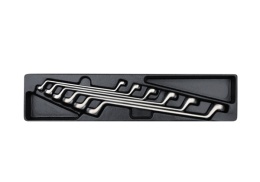 9-1716MR - ZESTAW KLUCZY OCZKOWYCH ODGIĘTYCH 75O 6cz. 8 - 19mm, WKŁAD DO SKRZYNKI 87402