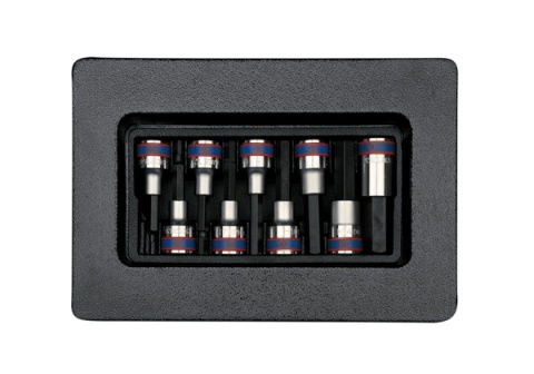 9-4120PR - ZESTAW NASADEK IMBUS HEX 1/2", DŁUGIE 4 - 17mm WKŁAD DO WÓZKA, 9 CZ. 9-4120PR - ZESTAW NASADEK IMBUS HEX 1/2", DŁUGIE 4 - 17mm WKŁAD DO WÓZKA, 9 CZ.