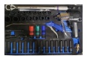 PROMOCJA - ZESTAW NASADEK UDAROWYCH 1/2" + KLUCZ 33411-050. 41cz. WKŁAD Z PIANKI EVA DO WÓZKA