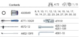 9-4527MRV02 - ZESTAW NASADEK 1/2