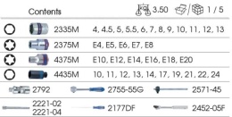 9-7540MR - ZESTAW NASADEK 1/4