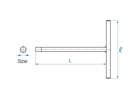 21A107 - UCHWYT DO BITÓW 1/4" TYPU "T", DŁUGOŚĆ 175mm 21A107 - UCHWYT DO BITÓW 1/4" TYPU "T", DŁUGOŚĆ 175mm