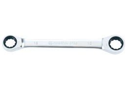 37361719M - KLUCZ OCZKOWY DWUSTRONNY Z GRZECHOTKĄ JEDNOKIERUNKOWĄ 72 ZĘBY 230 x 17mm x 19mm