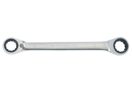 37372123M - KLUCZ OCZKOWY DWUSTRONNY Z GRZECHOTKĄ DWUKIERUNKOWĄ 72 ZĘBY 21mm x 23mm