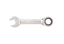 PROMOCJA - 373813M - KLUCZ PŁASKO-OCZKOWY KRÓTKI Z GRZECHOTKĄ JEDNOKIERUNKOWĄ 72 ZĘBY 13mm x 108mm
