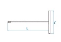 4511-06 - POKRĘTŁO "T" 1/2" 170/268mm, CHROM