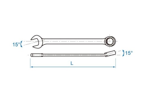 5071-96 - KLUCZ PŁASKO-OCZKOWY CALOWY 3" 5071-96 - KLUCZ PŁASKO-OCZKOWY CALOWY 3"