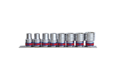 4010SR - ZESTAW NASADEK CALOWYCH 1/2" 8cz. KRÓTKIE 12-kąt. 3/8" - 7/8", SZYNA 4010SR - ZESTAW NASADEK CALOWYCH 1/2" 8cz. KRÓTKIE 12-kąt. 3/8" - 7/8", SZYNA