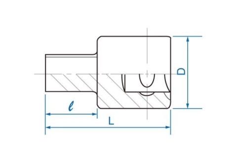 401411M - NASADKA TRZPIENIOWA 1/2" KWADRAT 10,5mm x 35mm 401411M - NASADKA TRZPIENIOWA 1/2" KWADRAT 10,5mm x 35mm