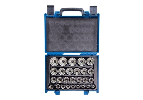 4057MR - ZESTAW NASADEK 1/2" 12-kąt. 8-36mm W WALIZCE 27cz 4057MR - ZESTAW NASADEK 1/2" 12-kąt. 8-36mm W WALIZCE 27cz