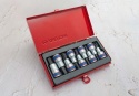 4110PR - ZESTAW NASADEK Z KOŃCÓWKĄ HEX 1/2" 9 cz. KRÓTKIE 3 - 14mm KASETA