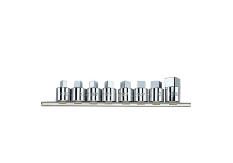 4118MR - ZESTAW NASADEK TRZPIENIOWYCH 1/2" 8 cz. KWADRAT 8 - 19mm SZYNA 4118MR - ZESTAW NASADEK TRZPIENIOWYCH 1/2" 8 cz. KWADRAT 8 - 19mm SZYNA