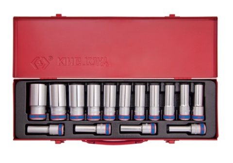 4215MR - ZESTAW NASADEK 1/2" 15cz. DŁUGIE 12-kąt. KASETA 4215MR - ZESTAW NASADEK 1/2" 15cz. DŁUGIE 12-kąt. KASETA