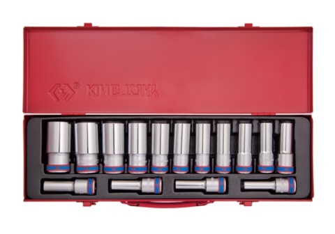 4315MR - ZSTAW NASADEK 1/2" 15cz. DŁUGIE 6-kąt. KASETA 4315MR - ZSTAW NASADEK 1/2" 15cz. DŁUGIE 6-kąt. KASETA