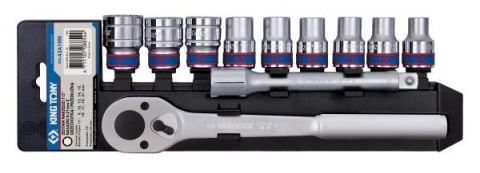 PROMOCJA - 43A1MR - ZESTAW NARZĘDZI 1/2" 11cz. NASADKI 8-21mm Z GRZECHOTKĄ. POKRĘTŁEM I PRZEDŁUŻKĄ PROMOCJA - 43A1MR - ZESTAW NARZĘDZI 1/2" 11cz. NASADKI 8-21mm Z GRZECHOTKĄ. POKRĘTŁEM I PRZEDŁUŻKĄ