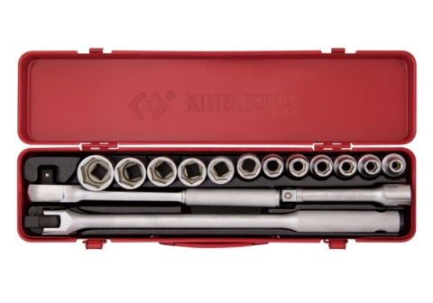4501MR - ZESTAW NASADEK 1/2" 15cz. KRÓTKIE 6-kąt. 8 - 27mm, Z AKCESORIAMI, KASETA 4501MR - ZESTAW NASADEK 1/2" 15cz. KRÓTKIE 6-kąt. 8 - 27mm, Z AKCESORIAMI, KASETA