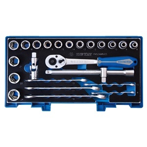 4524MRV05 - ZESTAW NASADEK 1/2" 24cz. KRÓTKIE 6-kąt. 8-24mm. KLUCZE PŁASKO OCZKOWE. AKCESORIA. WALIZKA GRATIS 4524MRV05 - ZESTAW NASADEK 1/2" 24cz. KRÓTKIE 6-kąt. 8-24mm. KLUCZE PŁASKO OCZKOWE. AKCESORIA. WALIZKA GRATIS