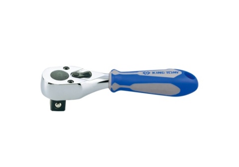 4760-05G - GRZECHOTKA MINI 1/2" 64 ZĘBY 120mm UCHWYT GUMOWY 4760-05G - GRZECHOTKA MINI 1/2" 64 ZĘBY 120mm UCHWYT GUMOWY
