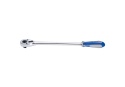 4762-10G - GRZECHOTKA Z PRZYCISKIEM 1/2" 32 ZĘBY 250mm UCHWYT GUMOWY