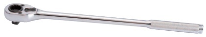 4767-10F - GRZECHOTKA DWUSTRONNA 1/2" Z 12-kąt. GNIAZDEM (NASADKĄ) 19mm 32 ZĘBY 250mm UCHWYT MOLETOWANY 4767-10F - GRZECHOTKA DWUSTRONNA 1/2" Z 12-kąt. GNIAZDEM (NASADKĄ) 19mm 32 ZĘBY 250mm UCHWYT MOLETOWANY