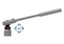 4774-10G - GRZECHOTKA UCHYLNA 1/2" 32 ZĘBY 250mm UCHWYT GUMOWY