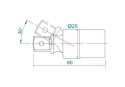 4794 - PRZEGUB KULISTY 1/2", DŁUGOŚĆ 60mm Cr-V