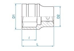P433512SR - NASADKA KRÓTKA 1/2