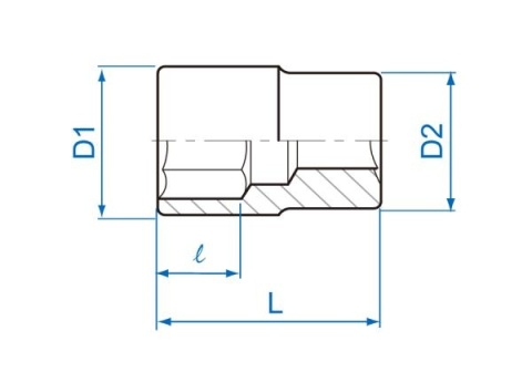 233545M - NASADKA KRÓTKA 1/4" 4,5mm x 24,5mm, 6-kąt. Cr-V 233545M - NASADKA KRÓTKA 1/4" 4,5mm x 24,5mm, 6-kąt. Cr-V